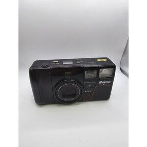 Nikon TeleTouch 35/70mm Macro Point & Shoot 35mm Film Camera- Not Tested